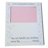 C&F Wooden Family Plain Photo Frame